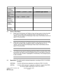 Form WPF JU03.0100 Dependency Petition (Dpp) - Washington, Page 2