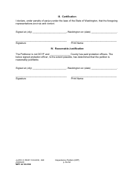 Form WPF JU03.0100 Dependency Petition (Dpp) - Washington, Page 4