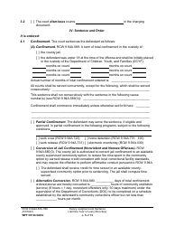 Form WPF CR84.0400J Felony Judgment and Sentence - Jail One Year or Less (Non Sex) (Fjs/Rjs) - Washington, Page 5