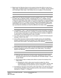 Form WPF JU02.0220 Order Regarding Continued Shelter Care (Oacsc) - Washington, Page 2