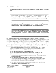 Form WPF JU04.0100 Petition for Termination of Parent-Child Relationship (Ptpcr) - Washington, Page 2