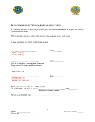 Contract for Professional Services Valued up to $1,000,000.00 - Virgin Islands, Page 9