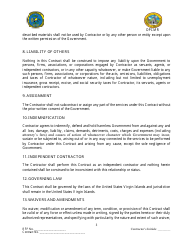 Contract for Professional Services Valued at $1,000,000.01 or More - Virgin Islands, Page 4