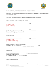 Contract for Professional Services Valued at $1,000,000.01 or More - Virgin Islands, Page 9