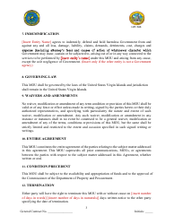 Memorandum of Understanding - Virgin Islands, Page 4