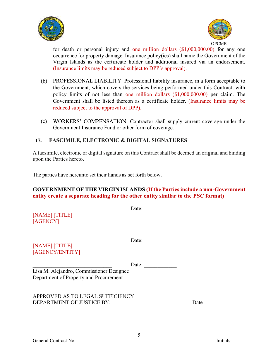 Memorandum of Understanding - Virgin Islands, Page 6
