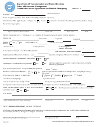 Catastrophic Leave Application for Medical Emergency - Arkansas, Page 2