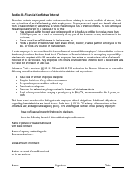 Employee Relative and Financial Interest Disclosure - Arkansas, Page 2
