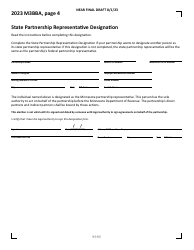 Form M3BBA Partnership Audit Report - Draft - Minnesota, Page 4