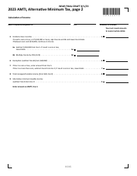 Form AMTI Alternative Minimum Tax - Draft - Minnesota, Page 2