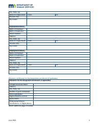 Designated Coordinator and Designated Manager Verification Form - Minnesota, Page 2