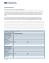 Designated Coordinator and Designated Manager Verification Form - Minnesota, Page 3