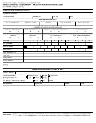 Form DOT TR-PER-0400 Vehicle Inspection Report - Trailer Mounted Fixed Load - California, Page 2