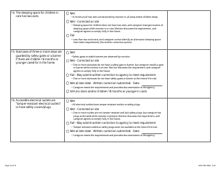Form DHS-7867 Child Care Assistance Program Legal Nonlicensed Provider Monitoring Checklist - Minnesota, Page 10