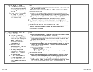 Form DHS-7867 Child Care Assistance Program Legal Nonlicensed Provider Monitoring Checklist - Minnesota, Page 12