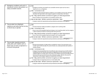 Form DHS-7867 Child Care Assistance Program Legal Nonlicensed Provider Monitoring Checklist - Minnesota, Page 14