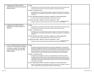 Form DHS-7867 Child Care Assistance Program Legal Nonlicensed Provider Monitoring Checklist - Minnesota, Page 2