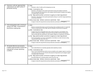 Form DHS-7867 Child Care Assistance Program Legal Nonlicensed Provider Monitoring Checklist - Minnesota, Page 7