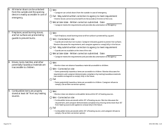 Form DHS-7867 Child Care Assistance Program Legal Nonlicensed Provider Monitoring Checklist - Minnesota, Page 8