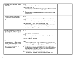 Form DHS-7867 Child Care Assistance Program Legal Nonlicensed Provider Monitoring Checklist - Minnesota, Page 9
