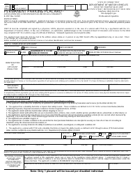 Document preview: Form B-225P Permanent Parking Placard - Application for a Person Who Is Blind or Has a Disability - Connecticut