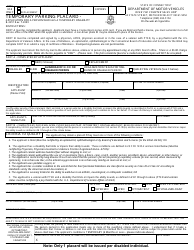 Document preview: Form B-225T Temporary Parking Placard - Application for a Person Who Has a Temporary Disability - Connecticut
