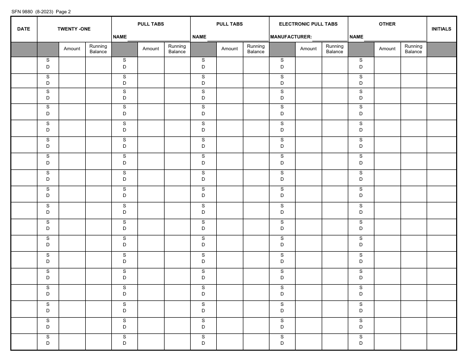 Form SFN9880 I.o.u. - North Dakota, Page 2