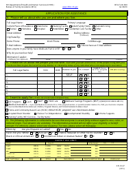 BFA Form 800 Application for Assistance - New Hampshire, Page 3