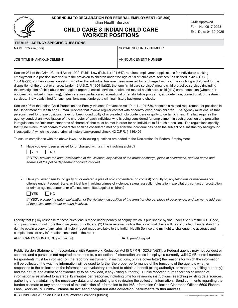 Child Care  Indian Child Care Worker Positions, Page 1