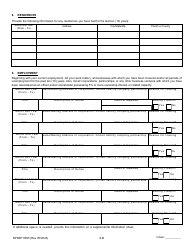 Form DPSSP0095 Part B Indian Gaming Unit Corporate Certification Application Individual Personal History - Louisiana, Page 10