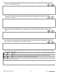 Form DPSSP0095 Part B Indian Gaming Unit Corporate Certification Application Individual Personal History - Louisiana, Page 12