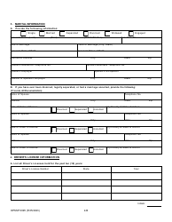 Form DPSSP0095 Part B Indian Gaming Unit Corporate Certification Application Individual Personal History - Louisiana, Page 6