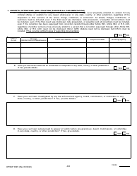 Form DPSSP0095 Part B Indian Gaming Unit Corporate Certification Application Individual Personal History - Louisiana, Page 8