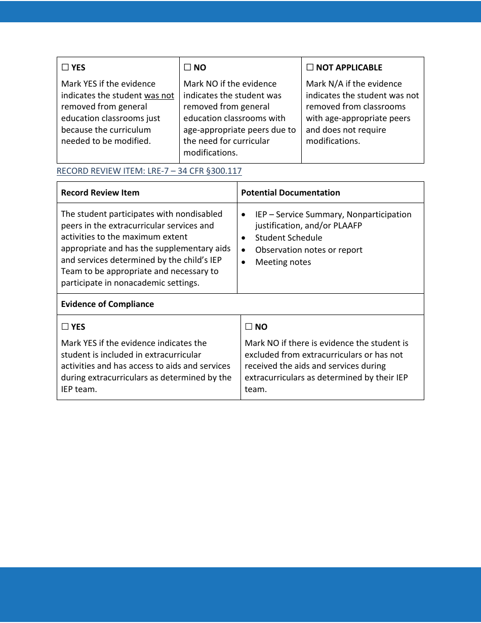 Priority Area 1: Least Restrictive Environment (Lre) - Oregon, Page 8