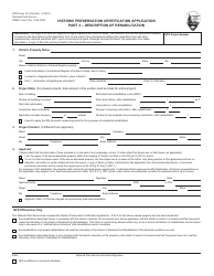 Document preview: NPS Form 10-168A Part 2 Historic Preservation Certification Application - Description of Rehabilitation