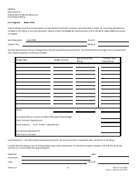 DNR Form 542-0626 (542-0327) Section I Cost-Share Application - Water Trails Program - Iowa, Page 18