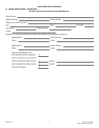 DNR Form 542-0626 (542-0327) Section I Cost-Share Application - Water Trails Program - Iowa, Page 4