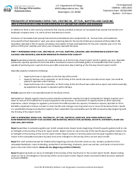 Instructions for Form EIA-819 Monthly Biofuels, Fuel Oxygenates, Isooctane and Isooctene Report, Page 12