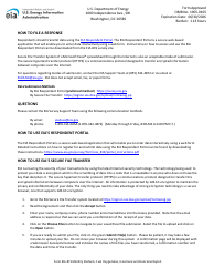 Instructions for Form EIA-819 Monthly Biofuels, Fuel Oxygenates, Isooctane and Isooctene Report, Page 2
