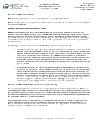 Instructions for Form EIA-819 Monthly Biofuels, Fuel Oxygenates, Isooctane and Isooctene Report, Page 7