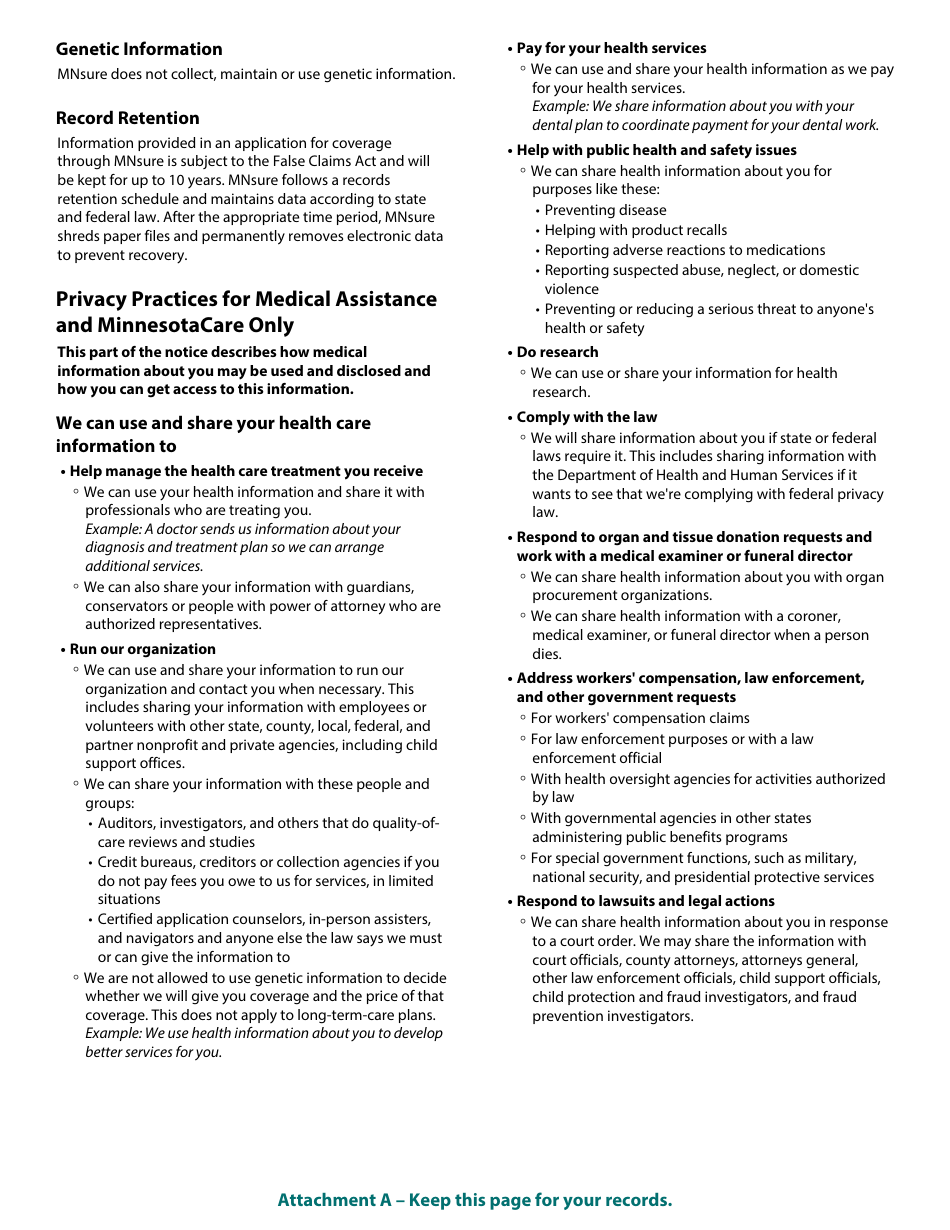 Form DHS-6696-ENG Application for Health Coverage and Help Paying Costs - Minnesota, Page 29