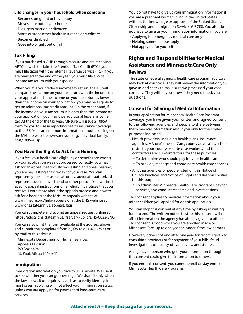 Form DHS-6696-ENG Application for Health Coverage and Help Paying Costs - Minnesota, Page 31