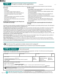 Form DHS-6696-ENG Application for Health Coverage and Help Paying Costs - Minnesota, Page 3