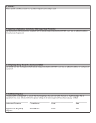Form ST-200 (State Form 48843) Utility Sales Tax Exemption Application for Purchase of Metered Utility or Telecommunication Services - Indiana, Page 2