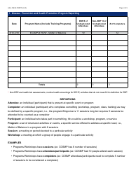 Form AAA-1240A Disease Prevention and Health Promotion Services Quarterly Summary Report - Arizona, Page 4