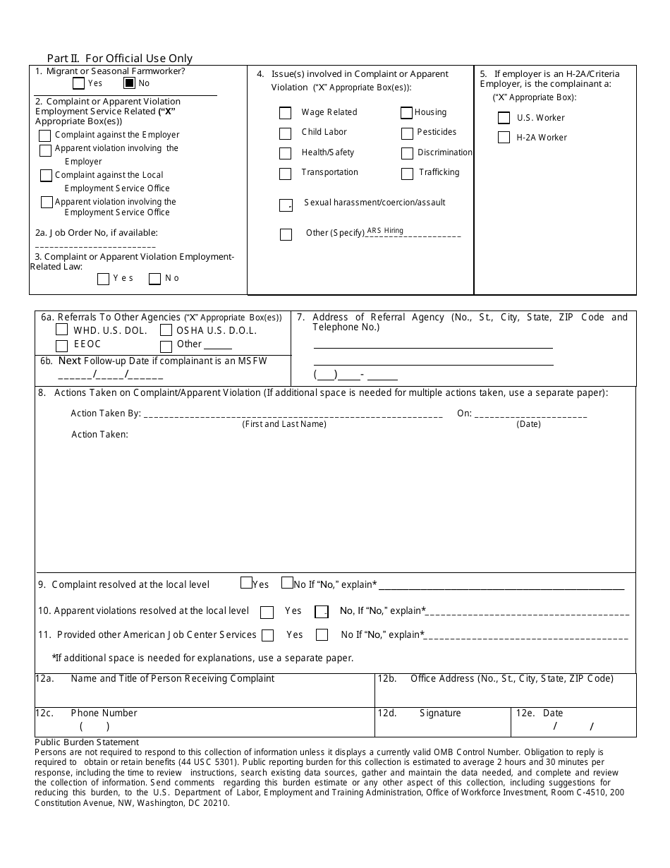 ETA Form 8429 - Fill Out, Sign Online and Download Fillable PDF ...