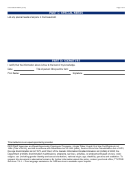 Form FAA-1855A Refugee Unit-Client Scheduling Intake Form - Arizona, Page 2