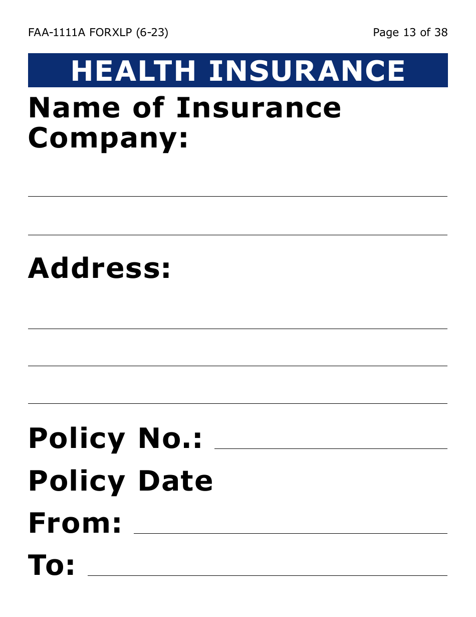 Form FAA-1111A-XLP Participant Statement Verification Worksheet (Extra Large Print) - Arizona, Page 13