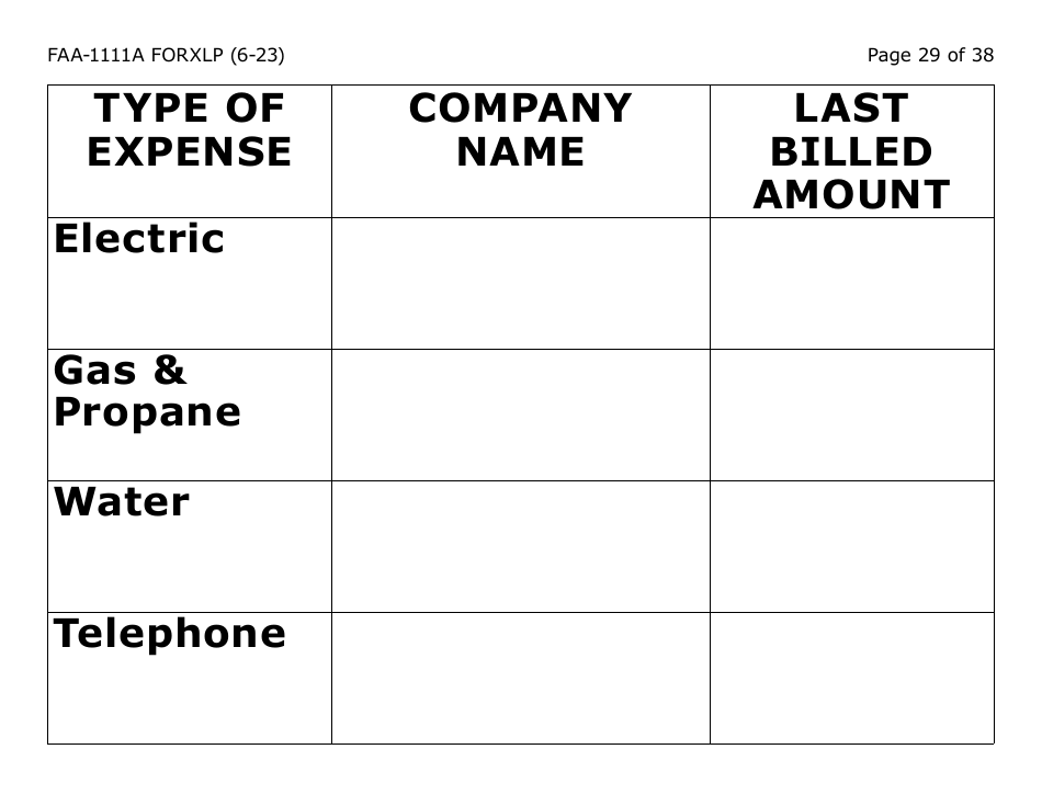 Form FAA-1111A-XLP Participant Statement Verification Worksheet (Extra Large Print) - Arizona, Page 29