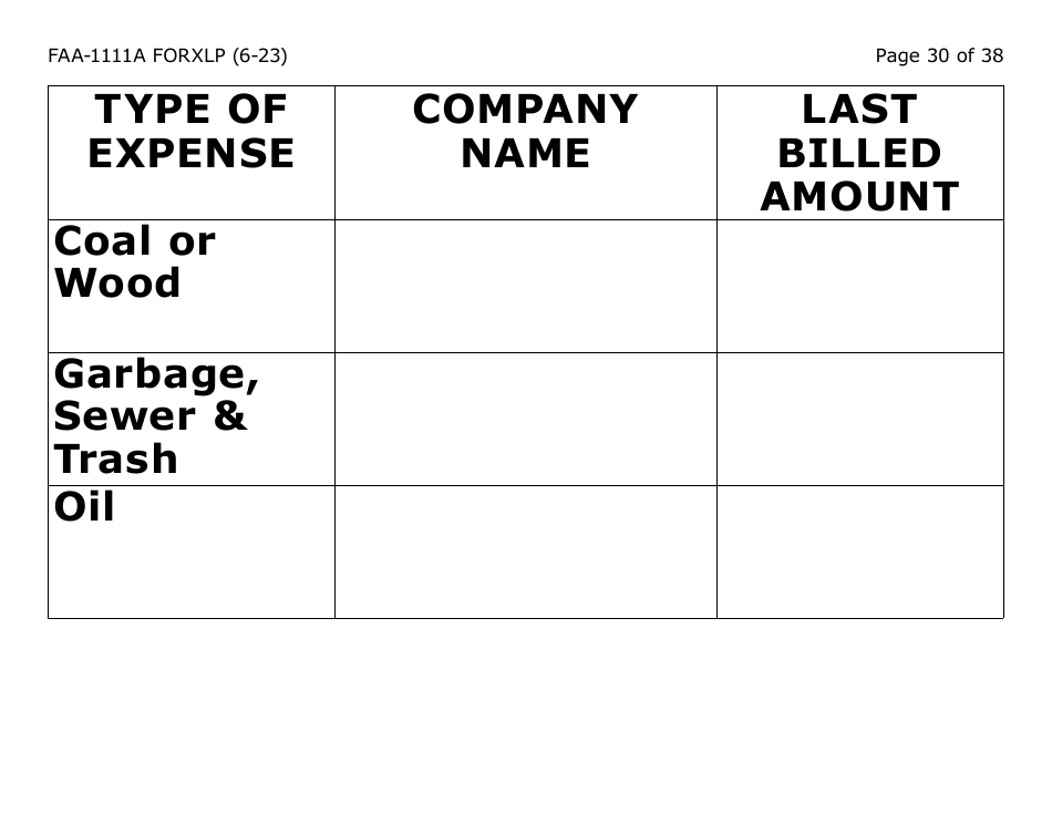 Form FAA-1111A-XLP Participant Statement Verification Worksheet (Extra Large Print) - Arizona, Page 30
